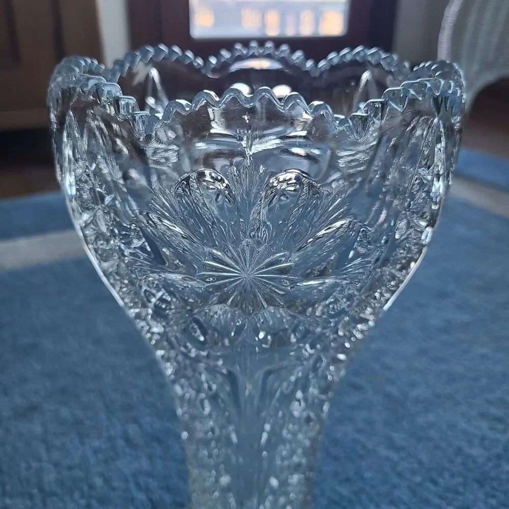 Heavy Imperial Glass Ohio Cosmos Clear Collection 12